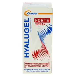 Spray buccal Hyalugel Forte à l'acide hyaluronique pour lésions buccales sévères et douloureuses