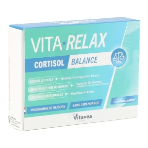 Vitavea Vita Relax Cortisol Balance gélules boîte de 30