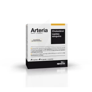 NHCO Nutrition Arteria, complément alimentaire micronutritionnel cardiovasculaire en gélules et capsules