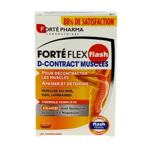 Boîte de Forte Flex Flash comprimés