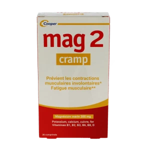Boîte de Mag 2 Cramp comprimés