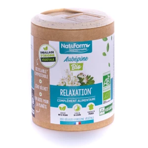 Pilulier Nat&form Ecoresponsable Aubépine Bio, 90 gélules végétales