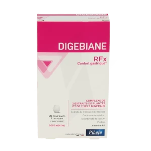 Boîte de Pileje Digebiane RFX comprimés à croquer contre le reflux