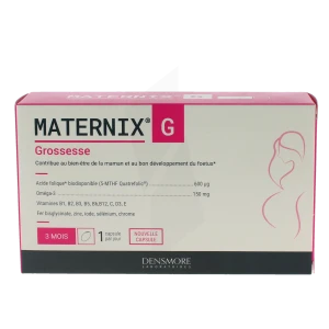 Boîte de 90 capsules Densmore Maternix G Grossesse