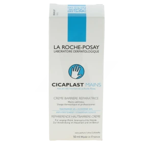Tube de 50 ml de crème mains Cicaplast La Roche-Posay barrière réparatrice