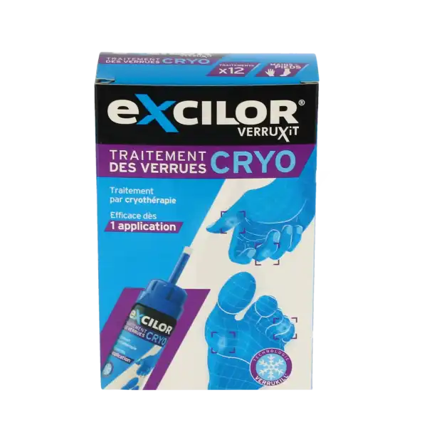 Aérosol Excilor Cryo Verrues 50 ml pour le traitement des verrues par le froid à domicile